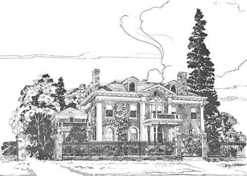 1981 sketch of mansion20