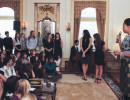 first lady michele obama at residence